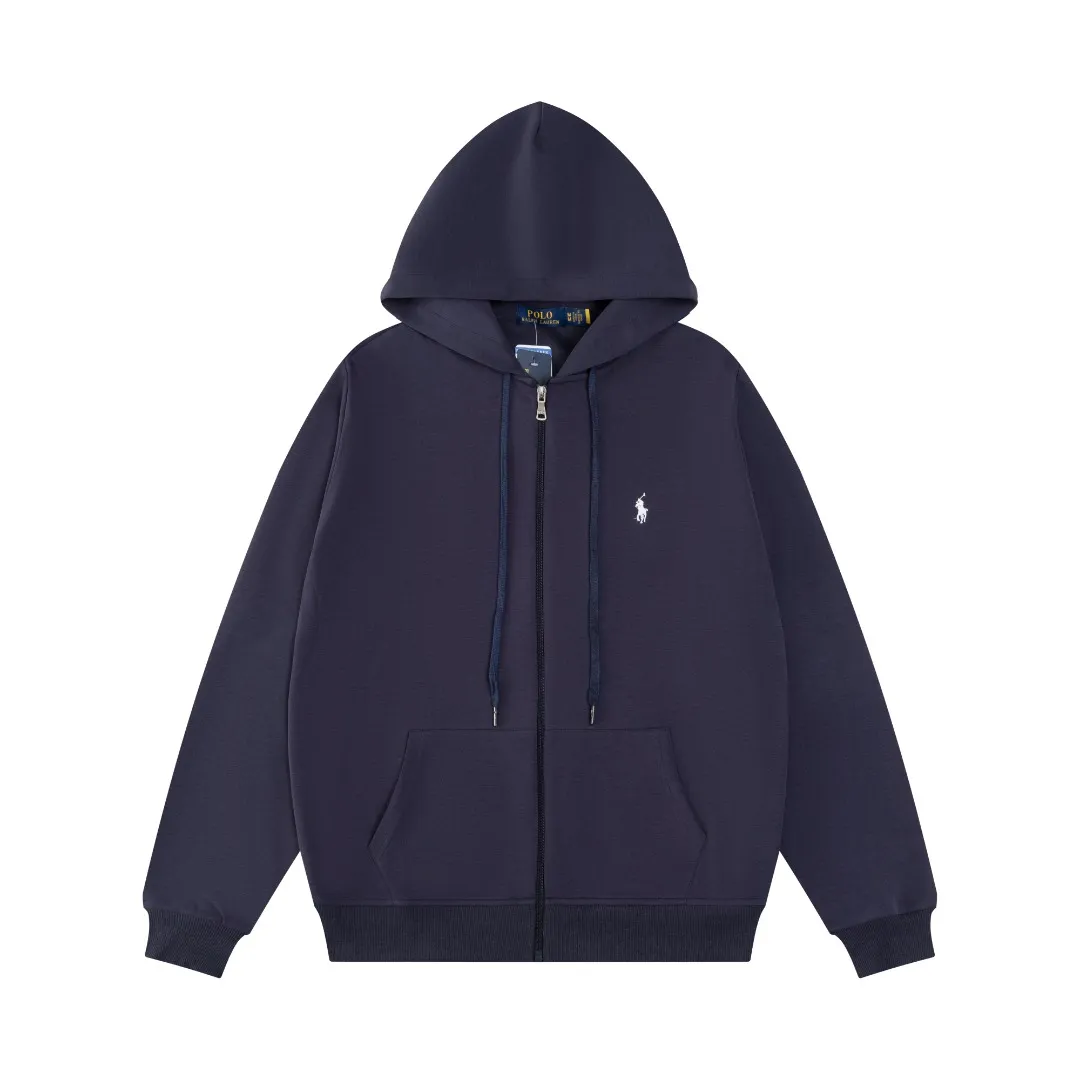 P236 #R95 Ralph Lauren/Ralph Lauren Twelve Color Pony🐎 Embroidered zipper cardigan jacket hooded sweatshirt This hooded sweatshirt is decorated with a simple style that represents Ralph Lauren. It is paired with a pony embroidery pattern, which is three-dimensional and full! The solid color fabric paired with exquisite embroidery instantly sets it off! Hooded sports design, loose and casual fit! The overall texture is very strong! Through the pictures, we can feel the thickness and texture of custom-woven and dyed threads. The workmanship is exquisite. They are shipped from major foreign trade factories. They are all made by masters with many years of experience. Everything is of high standards and requirements! Simple and versatile style ~ super delicate and soft, close to the body without being tied, all fabrics and accessories are original custom-made and of high quality! Perfectly reflects the brand’s sense of superiority! Standard cut, comfortable stretch, unrestricted movement! Highly practical, high-end and classy! Versatile style ~ can be paired with jeans or jogging pants. Ideal for transitioning from your morning commute to weekend events!  Color: Black with red label Black with white label Khaki Navy blue with red label Navy blue with white label White Light gray Dark gray Burgundy Army green Light blue Pink Size: S M L